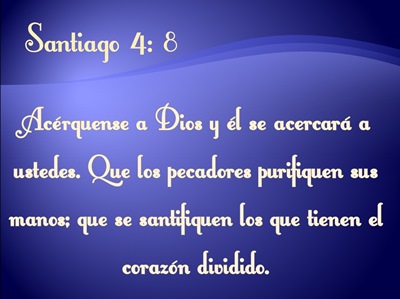 SANTIAGO 4:8